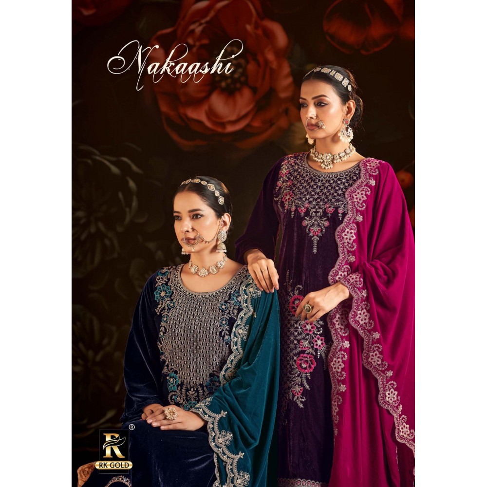 NAKAASHI VALVET RK GOLD (Winter Collection)