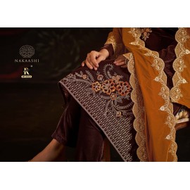 NAKAASHI VALVET RK GOLD (Winter Collection)