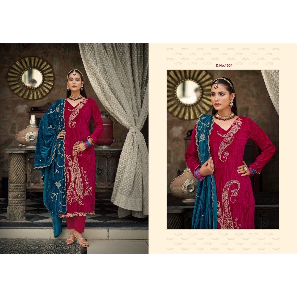 NAKAASHI VELVET RK GOLD (Winter Collection)