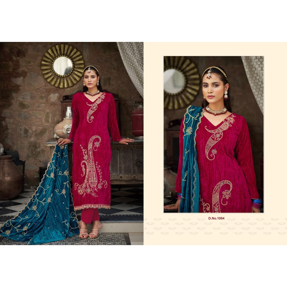 NAKAASHI VELVET RK GOLD (Winter Collection)