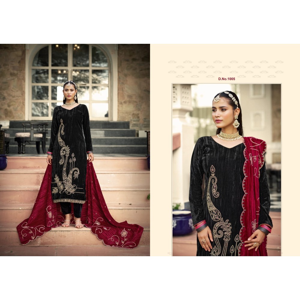 NAKAASHI VELVET RK GOLD (Winter Collection)