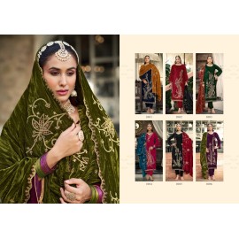 NAKAASHI VELVET RK GOLD (Winter Collection)