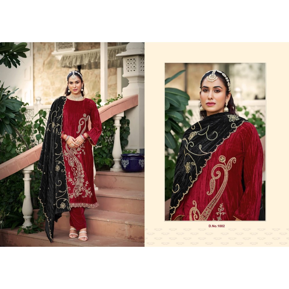 NAKAASHI VELVET RK GOLD (Winter Collection) NAKAASHI VELVET RK GOLD (Winter Collection)