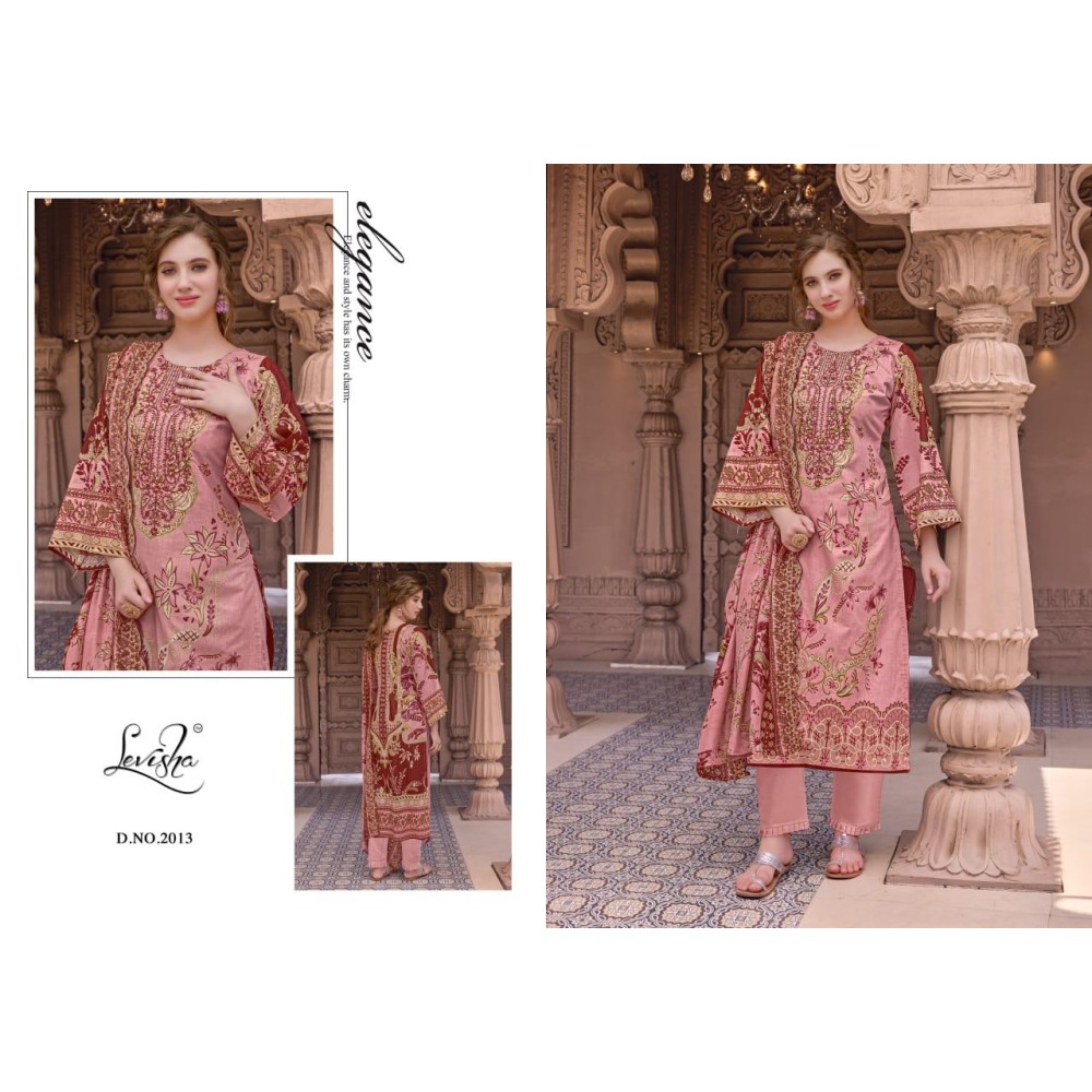 NARGIS NX VOL 2 LEVISHA (Cotton Dupatta)