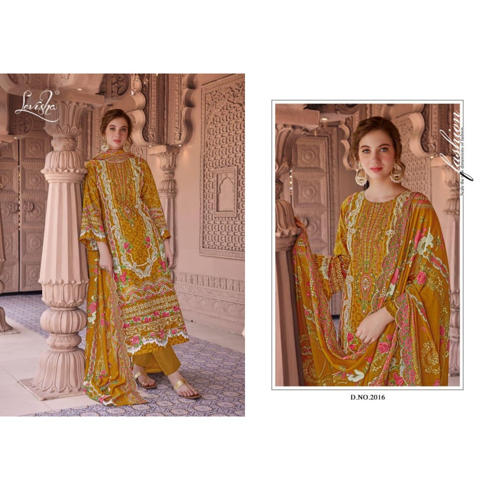 NARGIS NX VOL 2 LEVISHA (Cotton Dupatta)