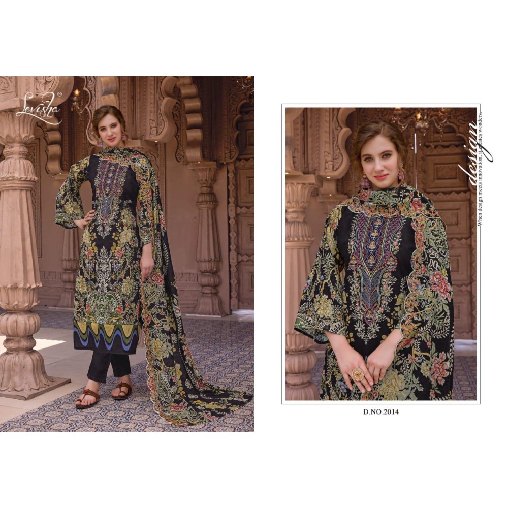 NARGIS NX VOL 2 LEVISHA (Cotton Dupatta)