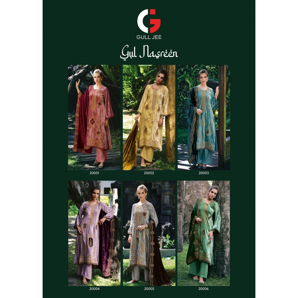 NASREEN VELVET GULL JEE (Winter Collection)