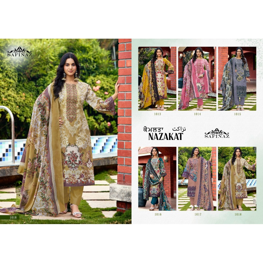 NAZAKAT SAFINAZ (Cotton Dupatta)