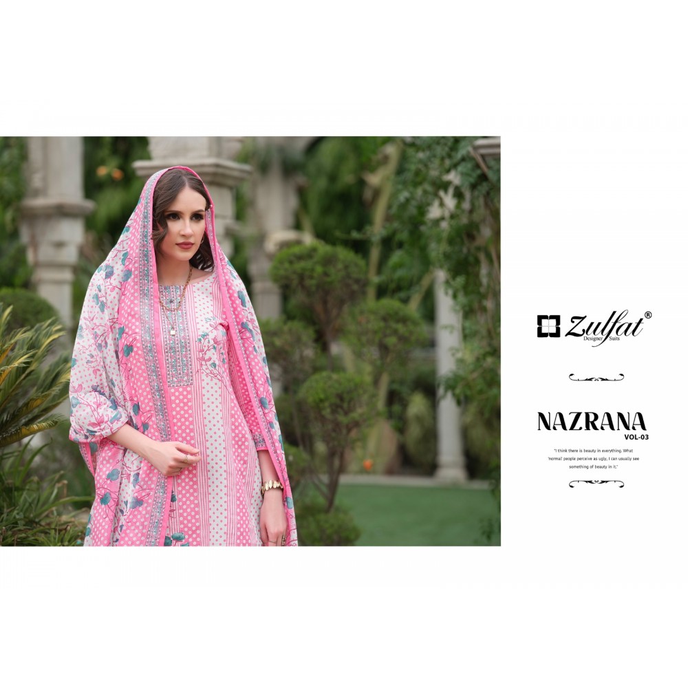 NAZRANA VOL 3 ZULFAT (Cotton Dupatta)