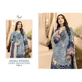 NEEDLE LAWN COLLECTION VOL 4 SHREE (Chiffon Dupatta)