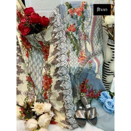 NEEDLE WONDER LAWN COLLECTION JIHAN 3377 (Cotton Dupatta)