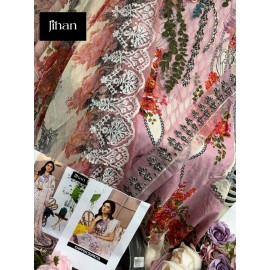 NEEDLE WONDER LAWN COLLECTION JIHAN 3377 (Chiffon Dupatta)