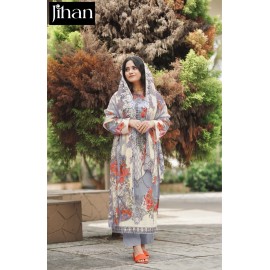 NEEDLE WONDER LAWN COLLECTION JIHAN 3377 (Cotton Dupatta)