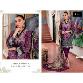 NEEDLE WONDER LAWN COLLECTION VOL 2 JIHAN 3385-88 (Cotton Dupatta)