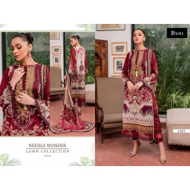 NEEDLE WONDER LAWN COLLECTION VOL 2 JIHAN 3385-88 (Cotton Dupatta)