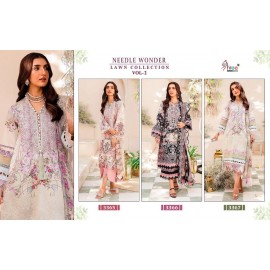 NEEDLE WONDER LAWN COLLECTION VOL 2 SHREE (Chiffon Dupatta)