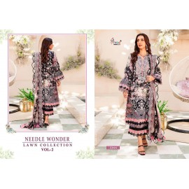 NEEDLE WONDER LAWN COLLECTION VOL 2 SHREE (Chiffon Dupatta)