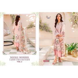 NEEDLE WONDER LAWN COLLECTION VOL 2 SHREE (Chiffon Dupatta)