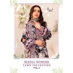 NEEDLE WONDER LAWN COLLECTION VOL 2 SHREE (Chiffon Dupatta)