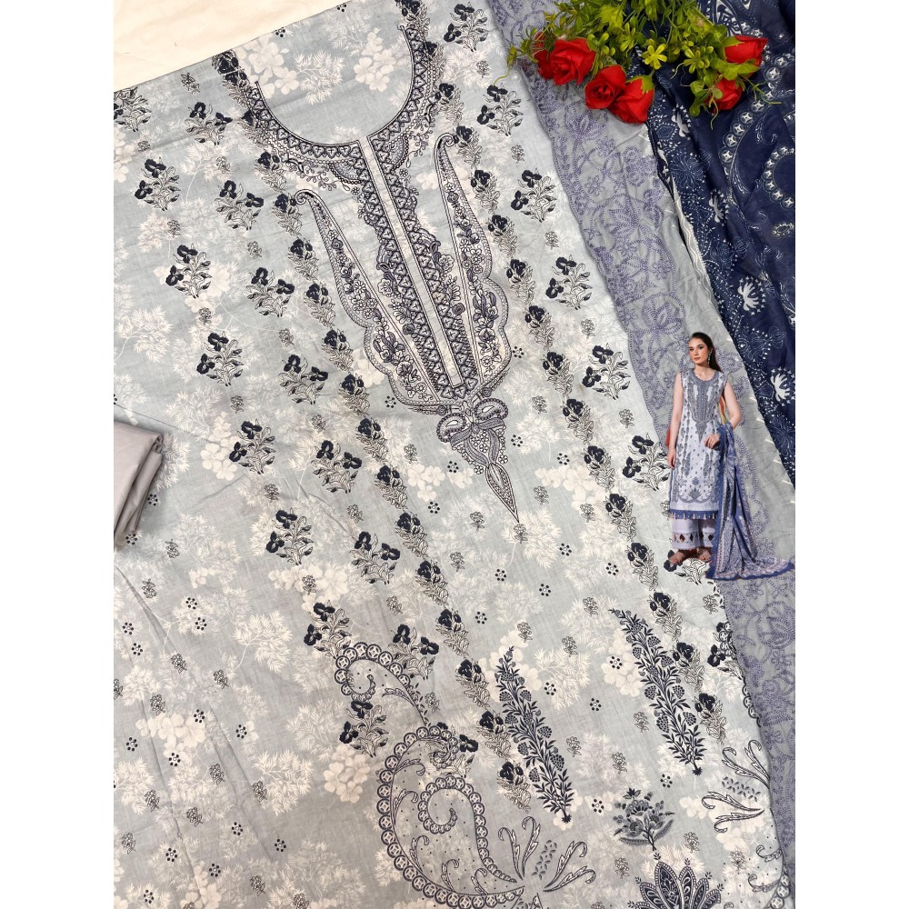 NEEDLE WONDER PREMIUM LAWN SHREE VOL 2 (Chiffon Dupatta)