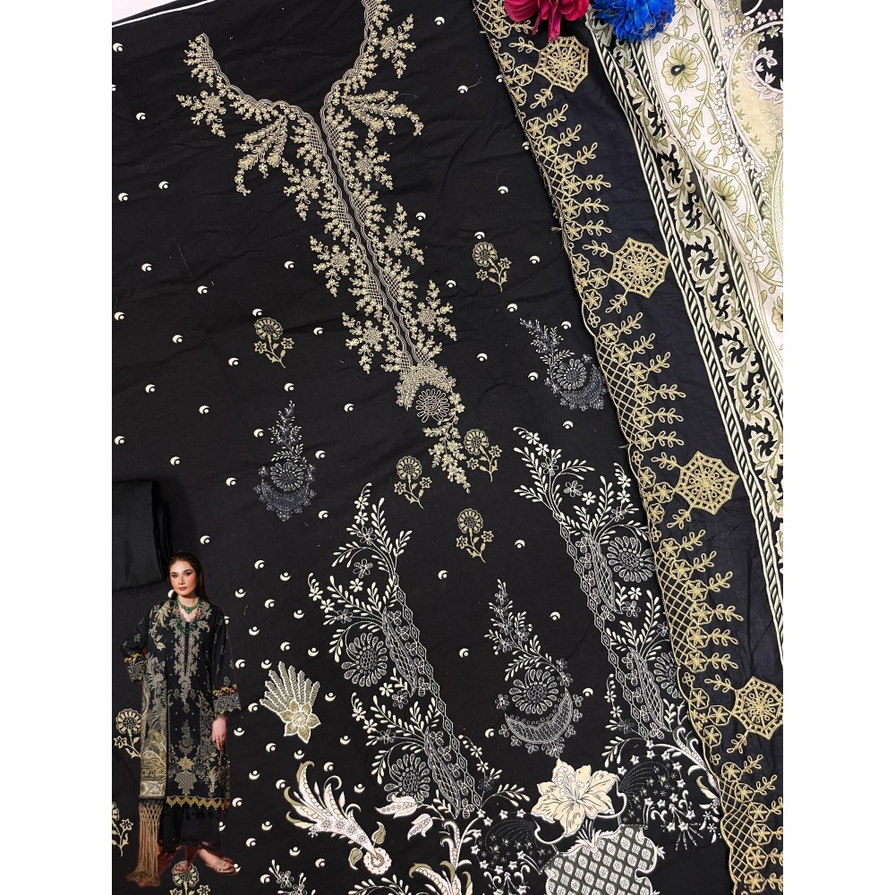 NEEDLE WONDER PREMIUM LAWN SHREE VOL 2 (Chiffon Dupatta)
