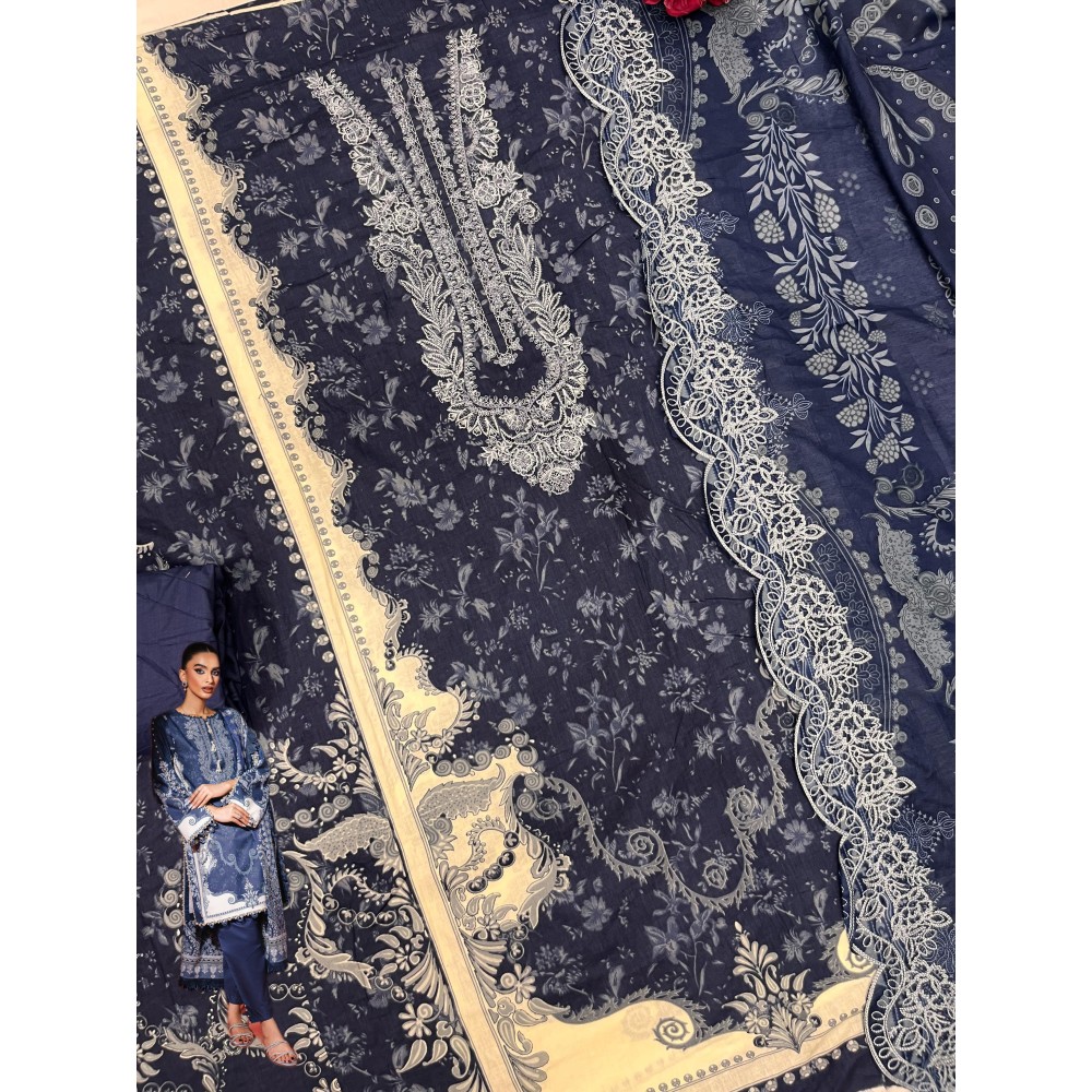 NEEDLE WONDER PREMIUM LAWN SHREE VOL 2 (Chiffon Dupatta)
