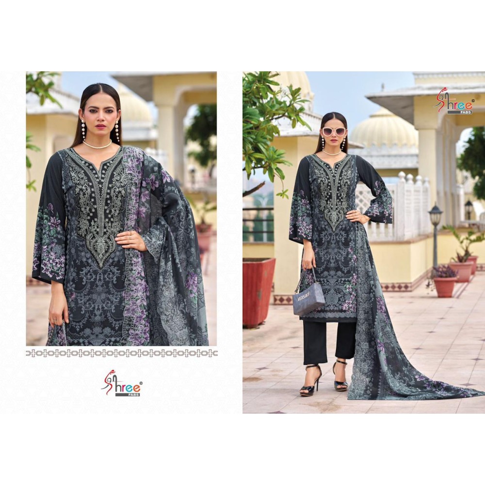 NEEDLE WONDER PREMIUM LAWN (Cotton Dupatta)