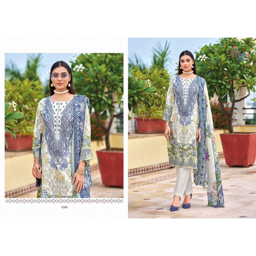NEEDLE WONDER PREMIUM LAWN (Cotton Dupatta)