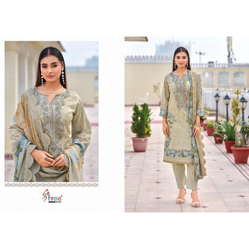 NEEDLE WONDER PREMIUM LAWN (Cotton Dupatta)