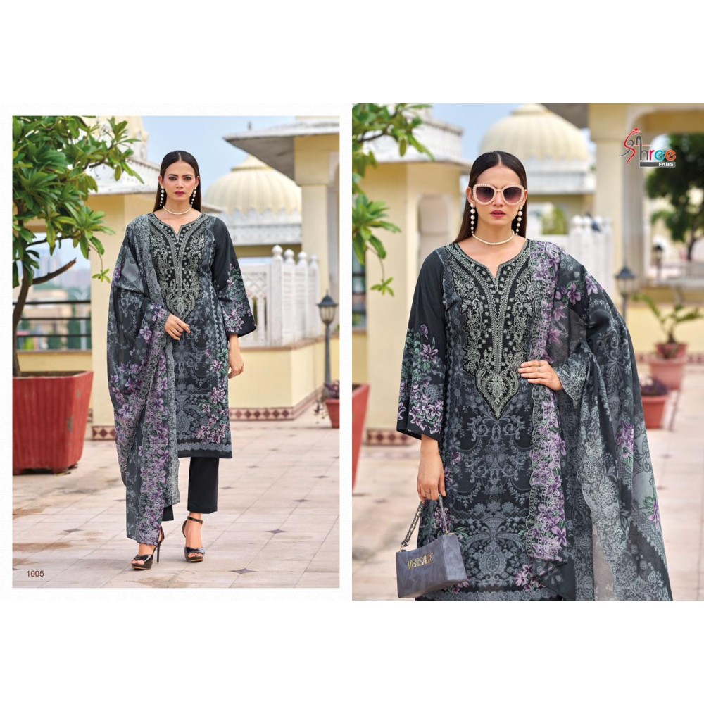 NEEDLE WONDER PREMIUM LAWN (Cotton Dupatta)