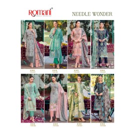 NEEDLE WONDER ROMANI (Cotton Dupatta)