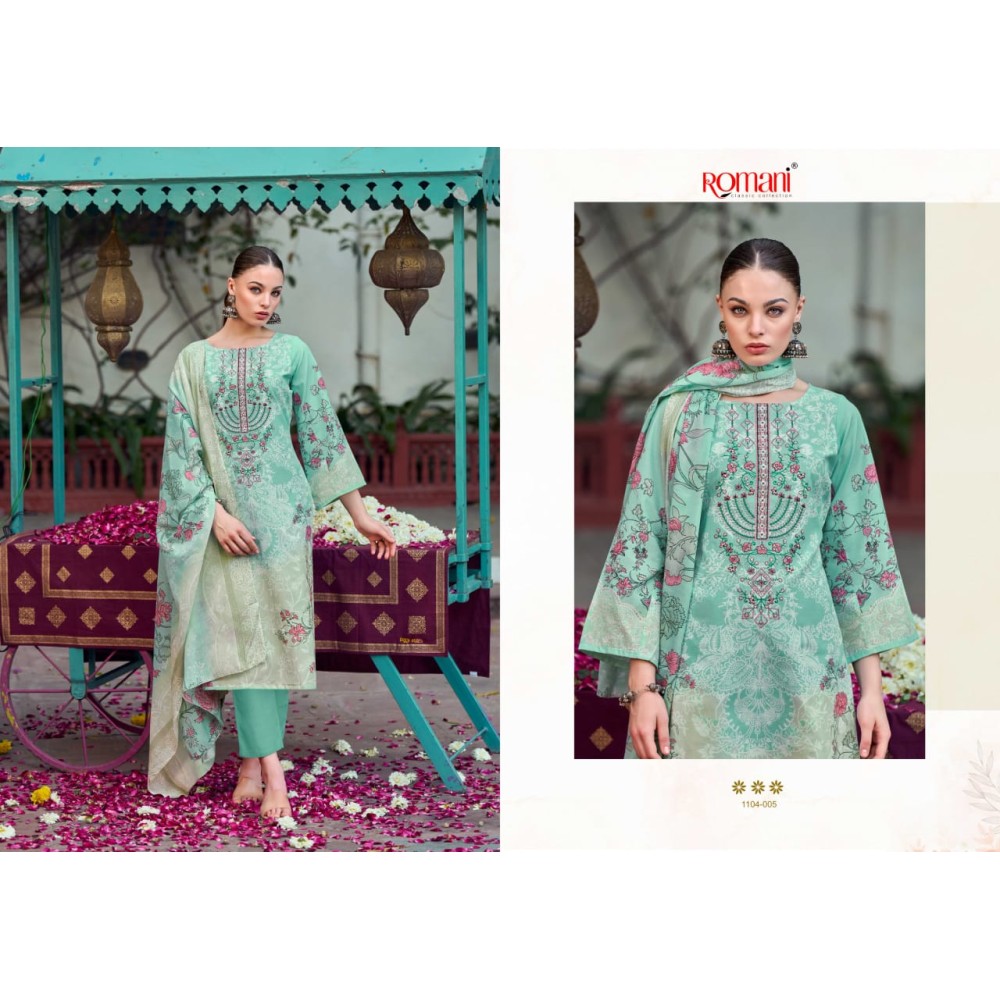 NEEDLE WONDER ROMANI (Cotton Dupatta)