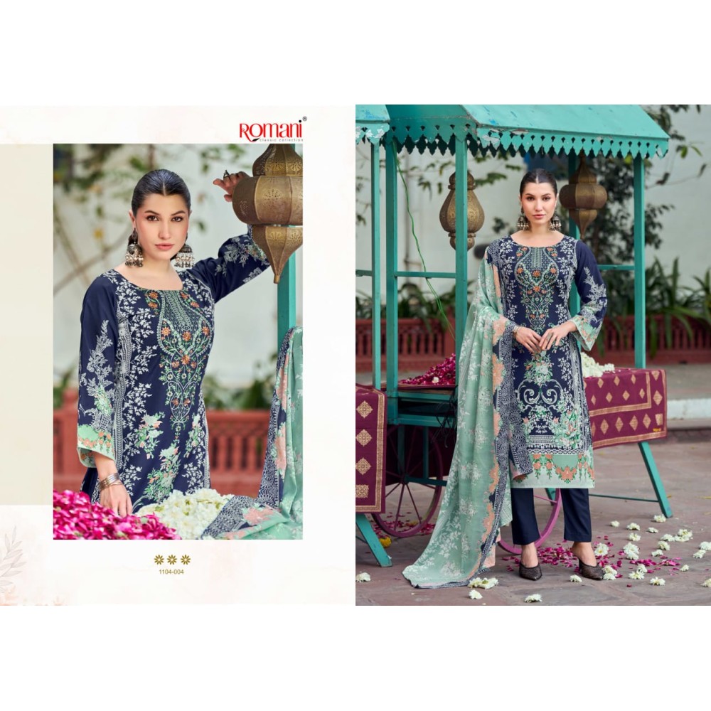 NEEDLE WONDER ROMANI (Cotton Dupatta)