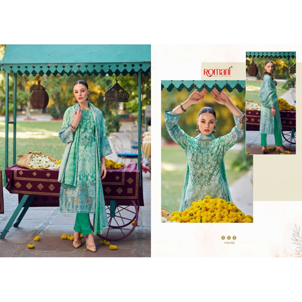 NEEDLE WONDER ROMANI (Cotton Dupatta)