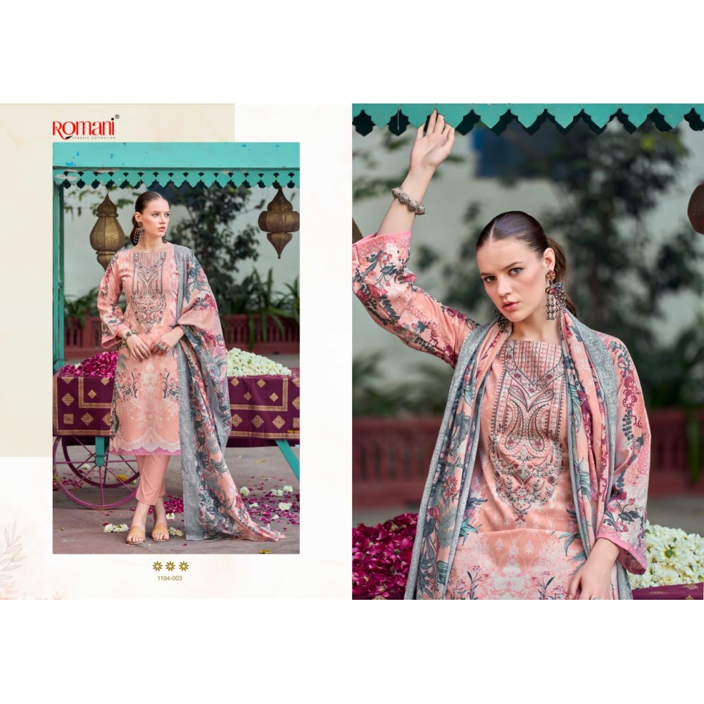 NEEDLE WONDER ROMANI (Cotton Dupatta)