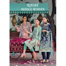 NEEDLE WONDER ROMANI (Cotton Dupatta)