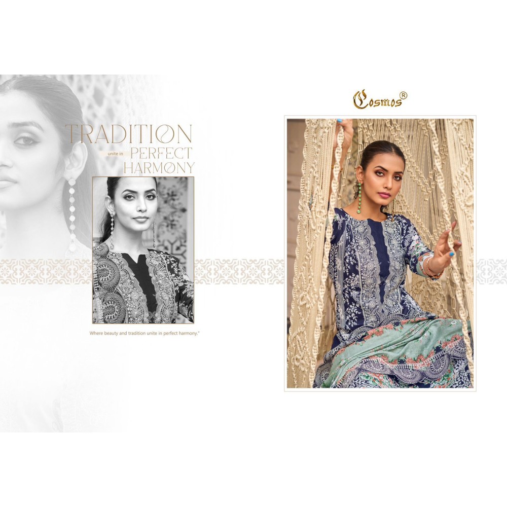 NEEDLE WONDER VOL 1 COSMOS (Cotton Dupatta)