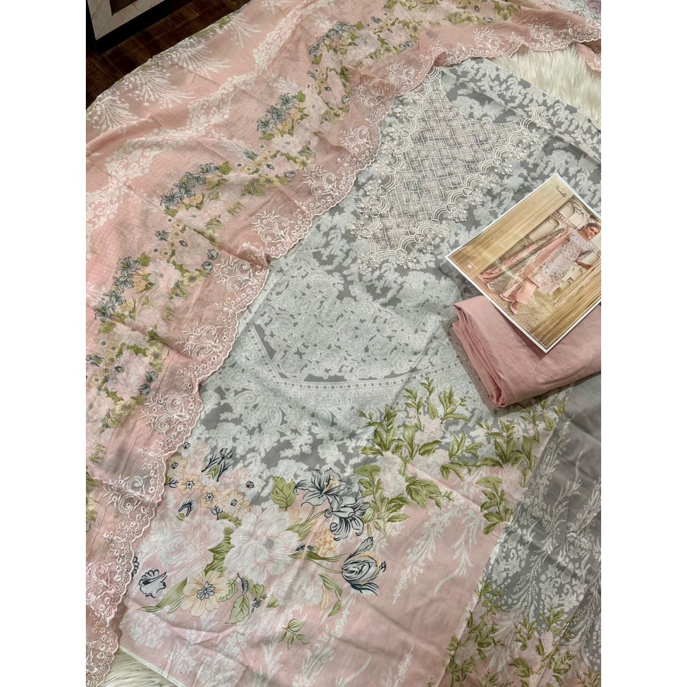 NEEDLE WONDER VOL 1 COSMOS (Cotton Dupatta)