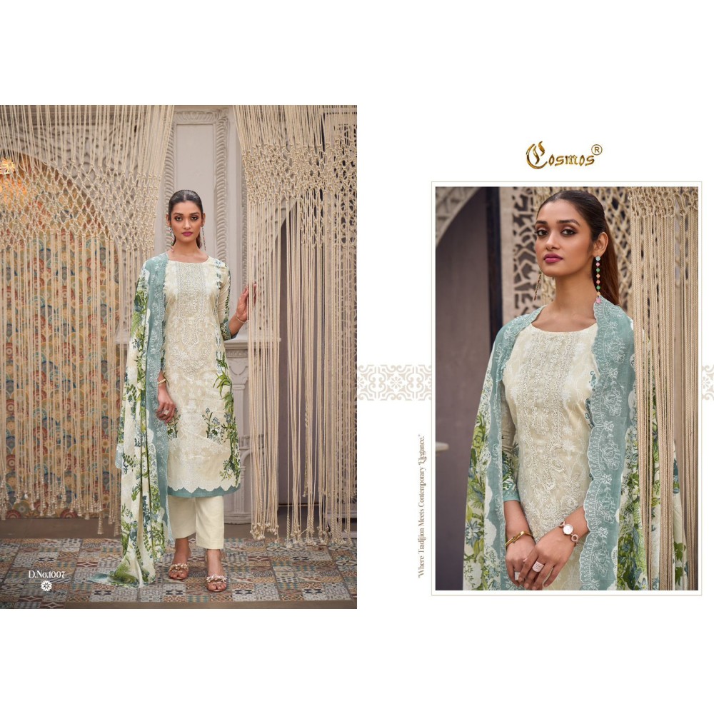 NEEDLE WONDER VOL 1 COSMOS (Cotton Dupatta)