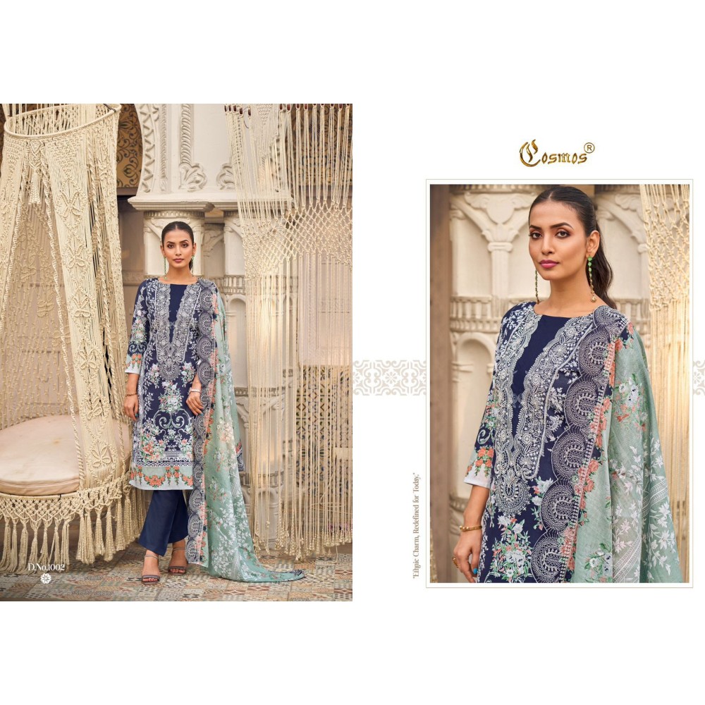 NEEDLE WONDER VOL 1 COSMOS (Cotton Dupatta)