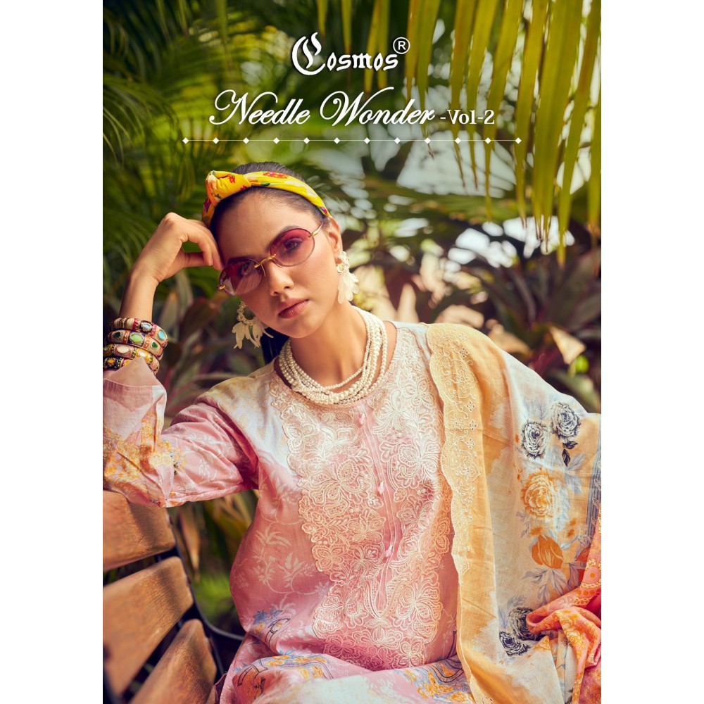 NEEDLE WONDER VOL 2 COSMOS (Cotton Dupatta)