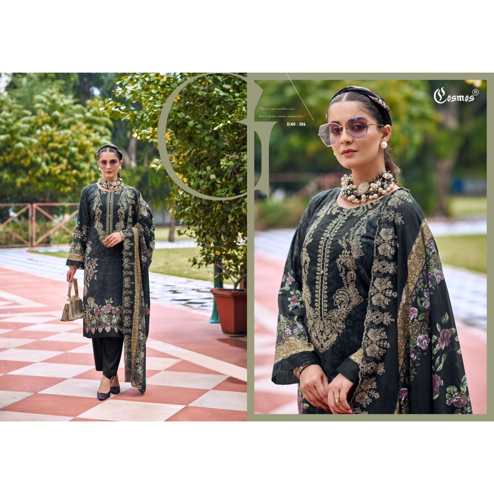 NEEDLE WONDER VOL 3 COSMOS (Cotton Dupatta)