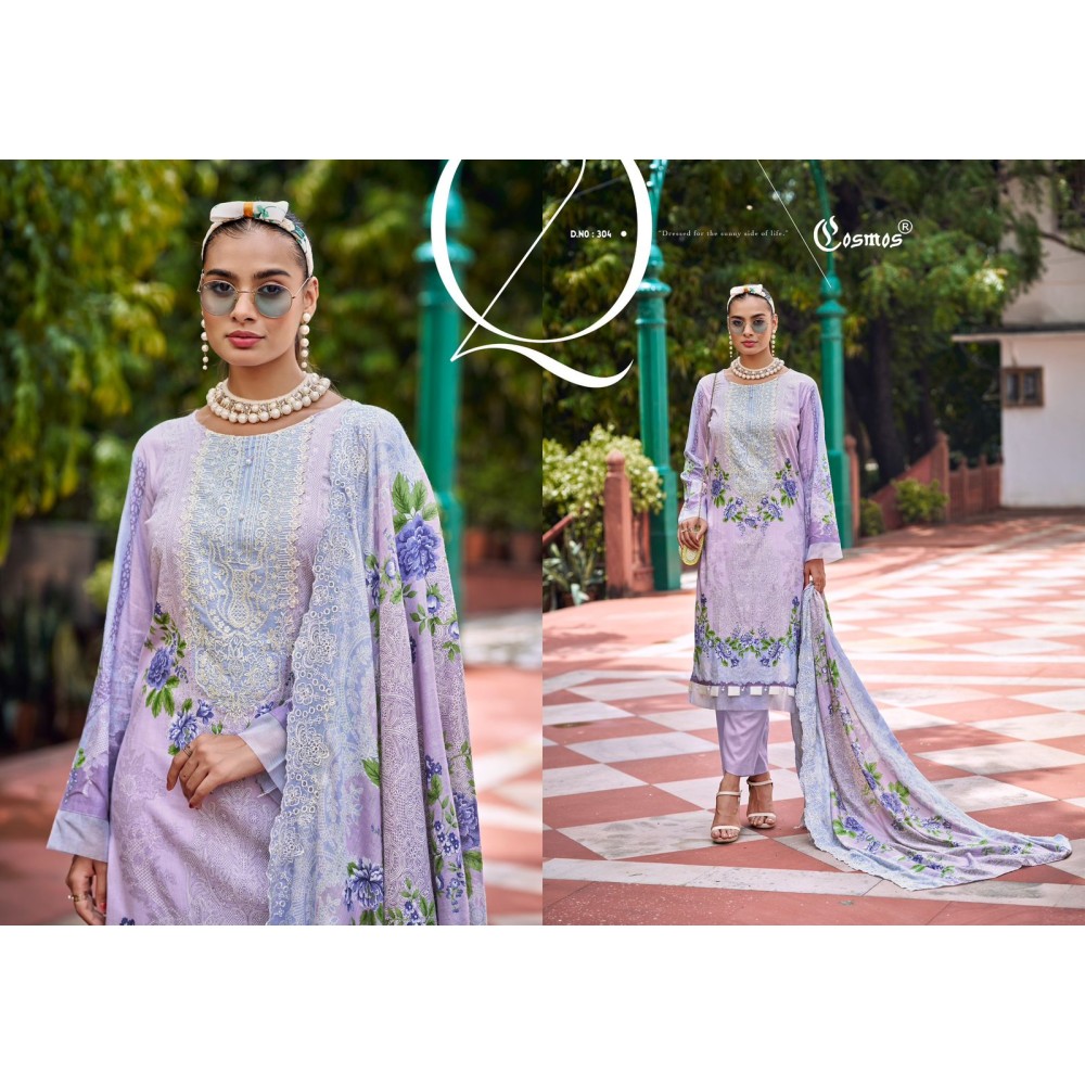 NEEDLE WONDER VOL 3 COSMOS (Cotton Dupatta)