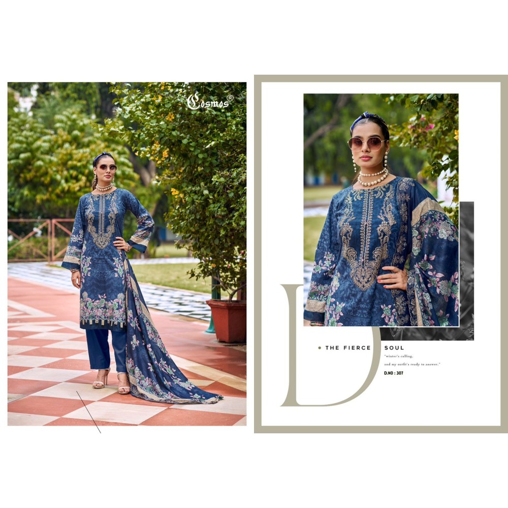 NEEDLE WONDER VOL 3 COSMOS (Cotton Dupatta)