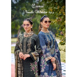 NEEDLE WONDER VOL 3 COSMOS (Cotton Dupatta)