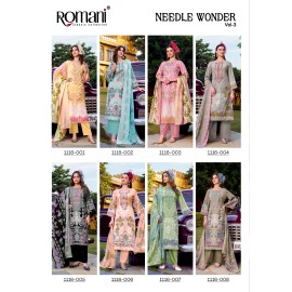 NEEDLE WONDER VOL 3 ROMANI (Cotton Dupatta)