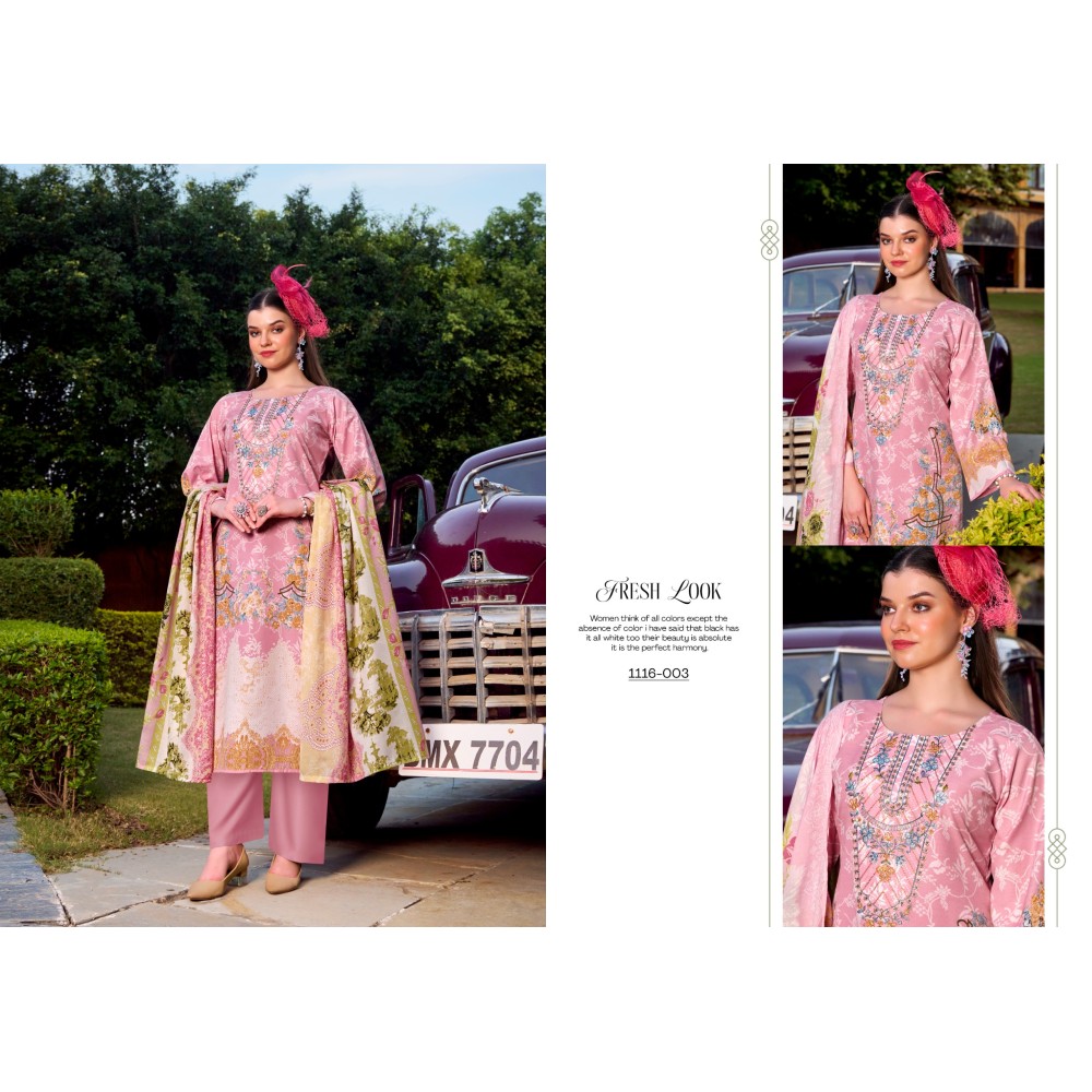 NEEDLE WONDER VOL 3 ROMANI (Cotton Dupatta)