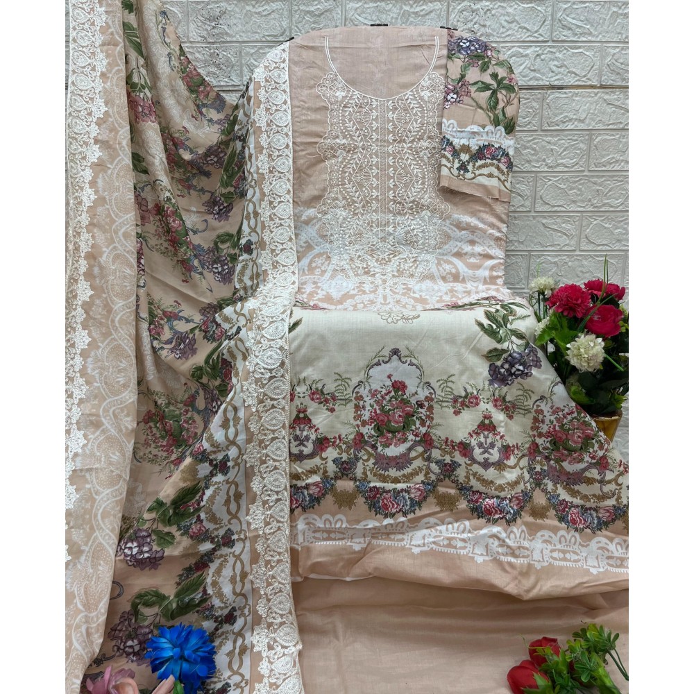NEEDLE WONDER VOL 3 SHARADDHA (Chiffon Dupatta)