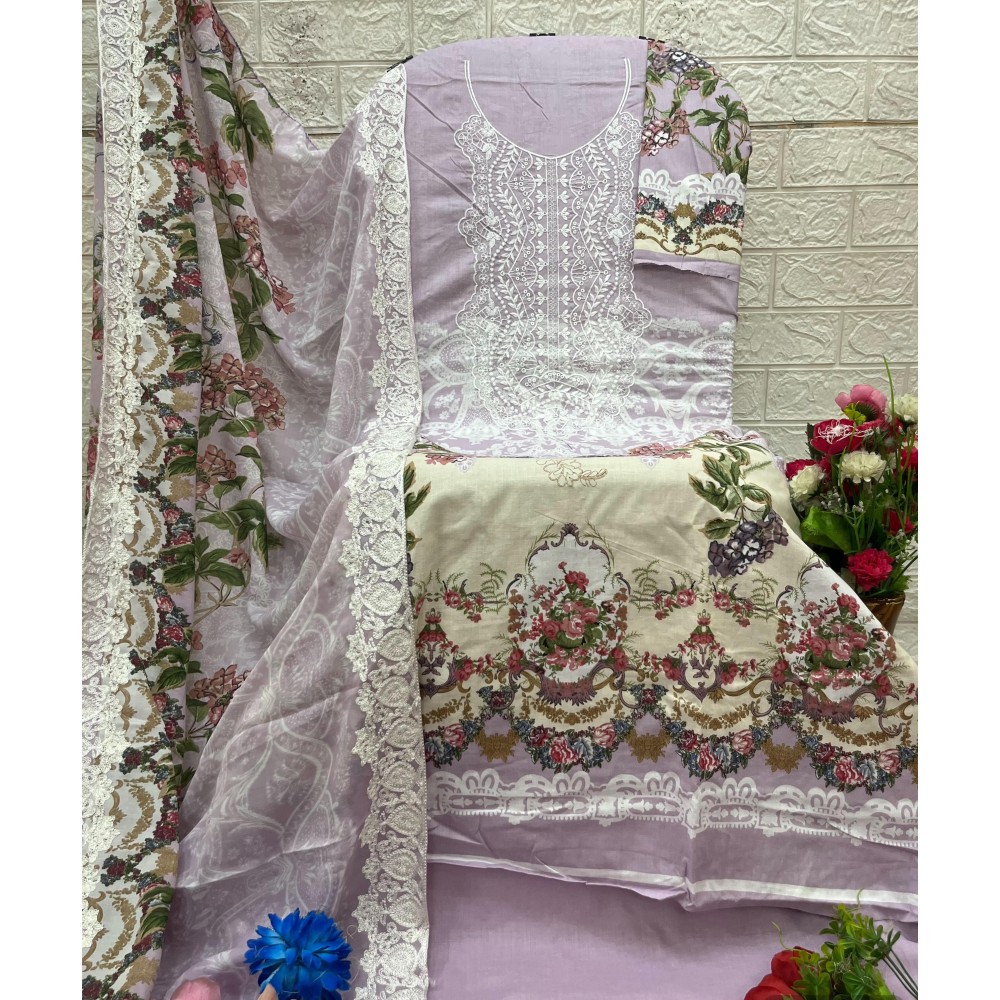 NEEDLE WONDER VOL 3 SHARADDHA (Chiffon Dupatta)