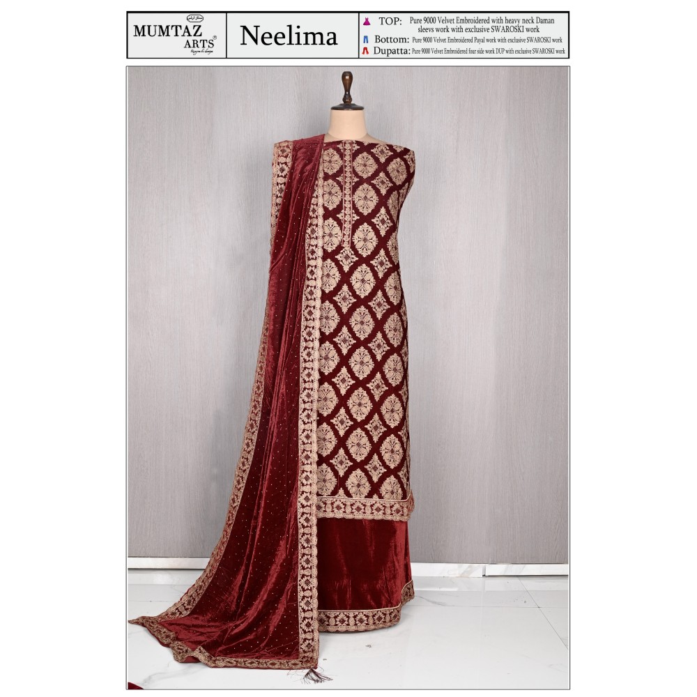 NEELIMA VELVET MUMTAZ ARTS (winter Collection)